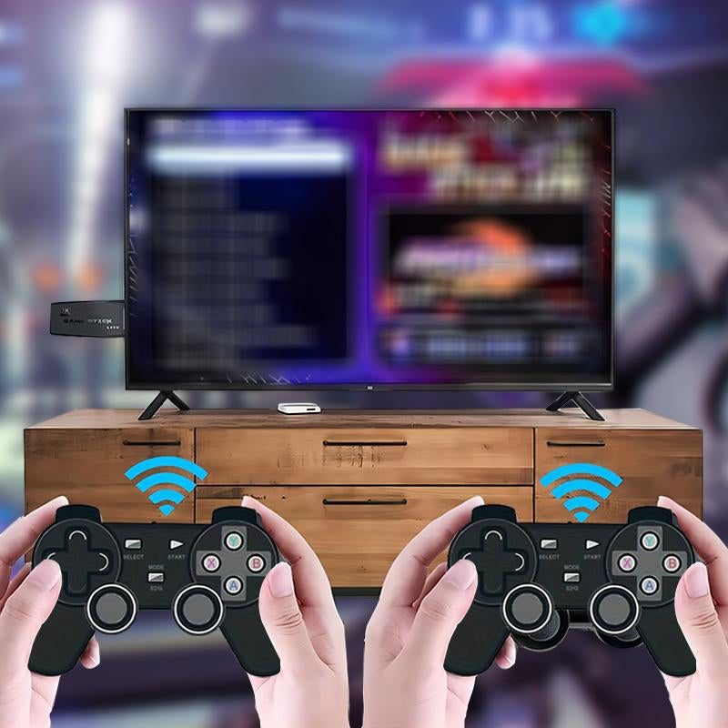 Less Retro Game Console 4K HDMI Output Plug and Play Built-In More than 20,000 Games Gift for Him Wireless Retro Game Console
