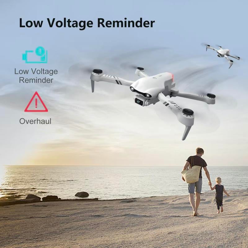 F10 Foldable Drone with Camera for Beginners and Kids, HD FPV Drones for Adults, One Key Take Off/Land, Altitude Hold, RC Quadcopter Toys Gifts - Record Live HD Video with 120℃ Vision