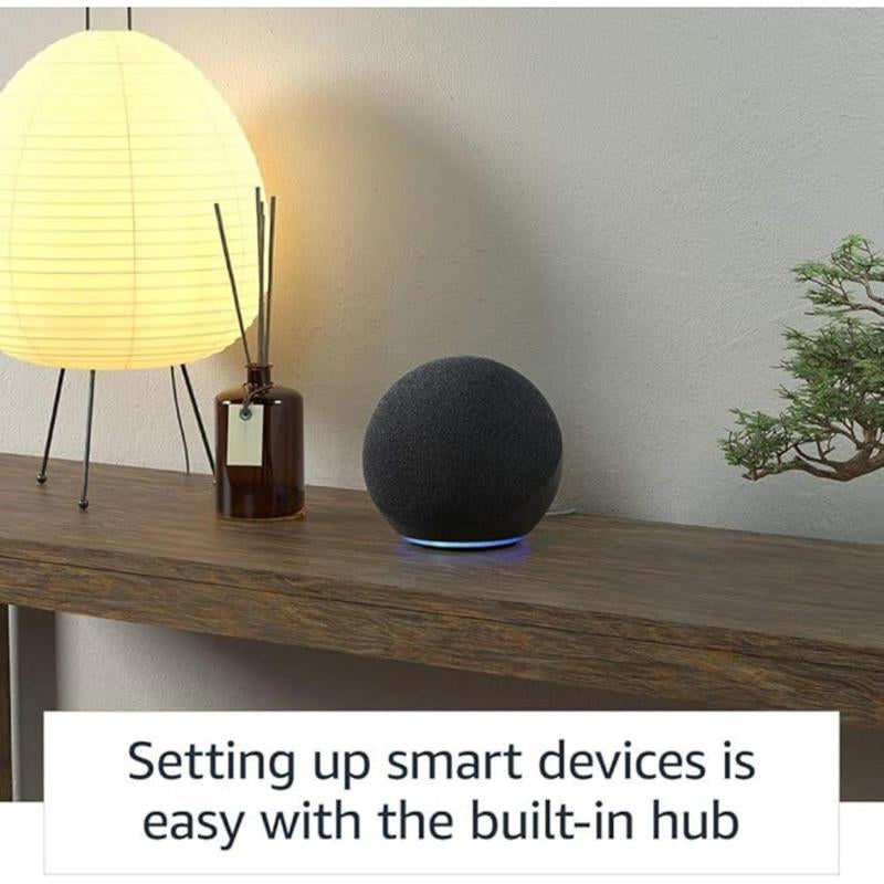All-Weather Alexa Speaker – Deep Bass, Shockproof Design – Take the Party Anywhere Charcoal Ultra-Portable Alexa Speaker