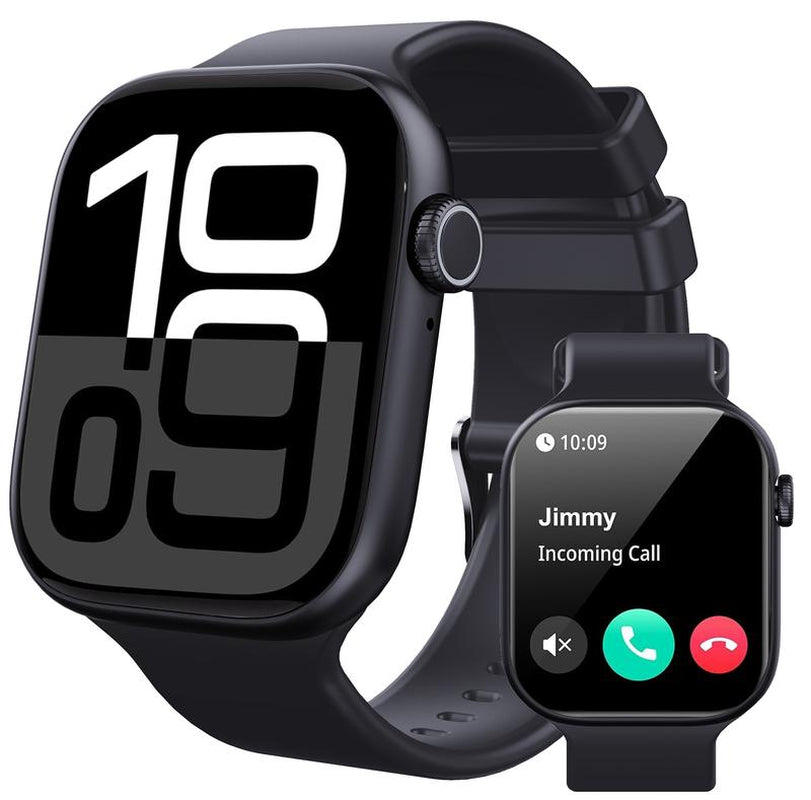 2.04" Fashion Touch Screen Smart Watch with Answer/Make Calls/Message Reminder, Multifunctional Fitness Watch with 100+ Sports Modes, DIY Watch Dials, Smart Watches for Iphone/Andriod, Activity Tracker for Men Women