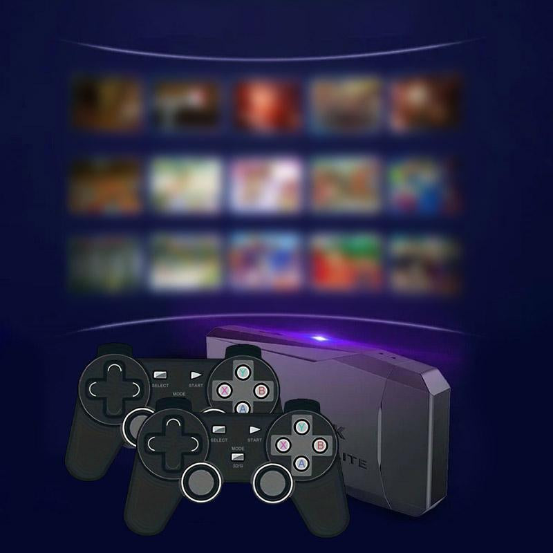 Less Retro Game Console 4K HDMI Output Plug and Play Built-In More than 20,000 Games Gift for Him Wireless Retro Game Console