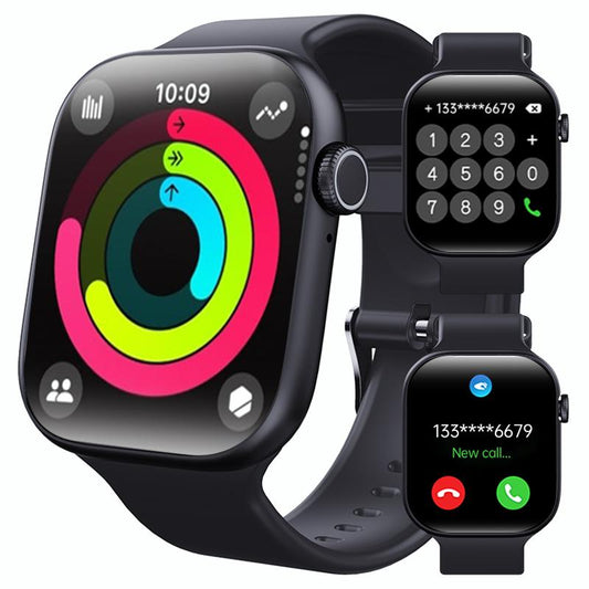 2.04" Fashion Touch Screen Smart Watch with Answer/Make Calls/Message Reminder, Multifunctional Fitness Watch with 100+ Sports Modes, DIY Watch Dials, Smart Watches for Iphone/Andriod, Activity Tracker for Men Women